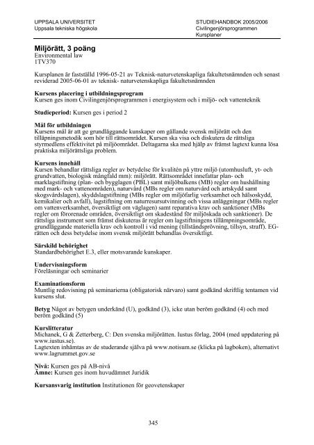 2005/2006 - Teknisk-naturvetenskapliga fakulteten - Uppsala ...