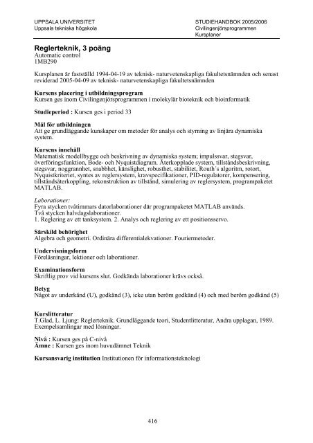 2005/2006 - Teknisk-naturvetenskapliga fakulteten - Uppsala ...