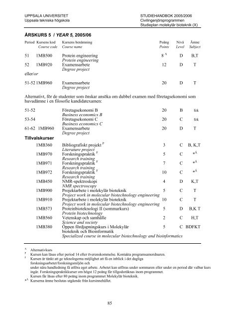 2005/2006 - Teknisk-naturvetenskapliga fakulteten - Uppsala ...