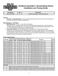 Installation Instructions - Chris Alston's Chassisworks