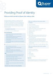 [PDF] Providing Proof of Identity factsheet - QSuper