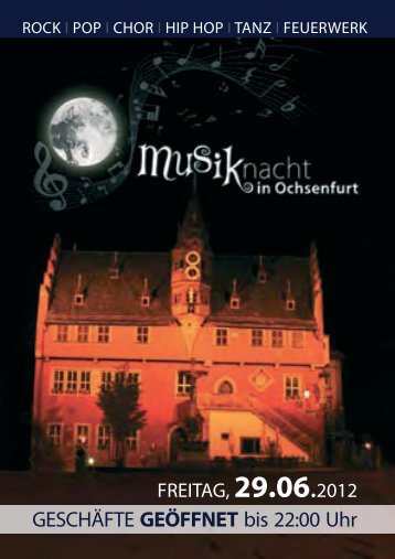 Ochsenfurter Musik Nacht - Ochsenfurt-INFO.de