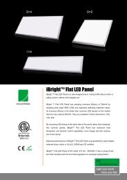 iBrightâ¢ Flat LED Panel - Wiedamark