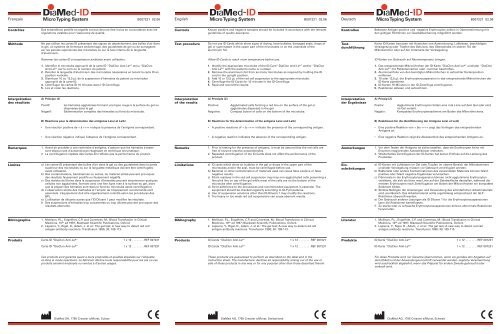 ID-Karten “DiaClon Anti-Lea” / “DiaClon Anti-Leb” ID-Cards ...