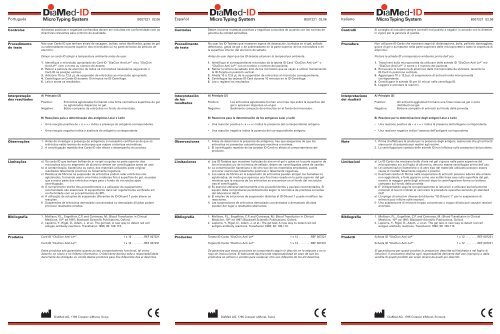 ID-Karten “DiaClon Anti-Lea” / “DiaClon Anti-Leb” ID-Cards ...