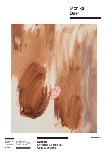 Monika Baer - Zeit Kunstverlag
