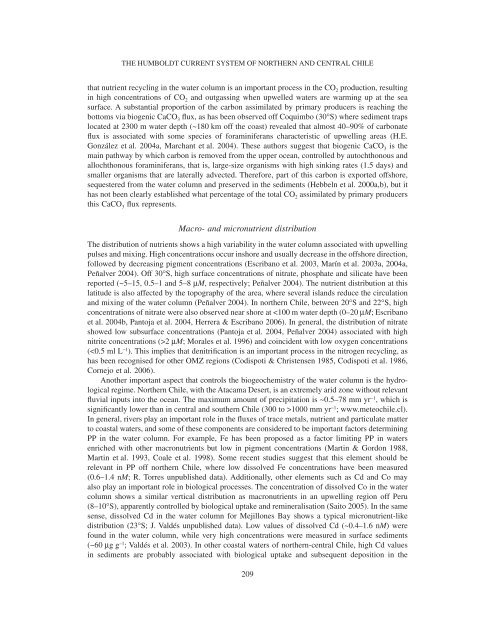 the humboldt current system of northern and central chile - figema