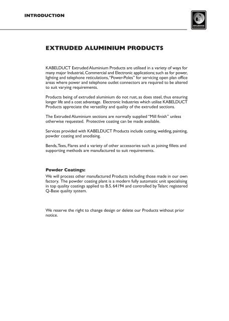 Ducting Catalogue - Ullrich Aluminium