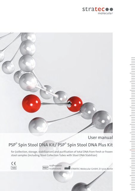 PSP Spin Stool DNA Kit - STRATEC Biomedical AG