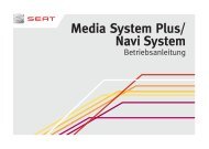 Media System Plus/ Navi System - Seat