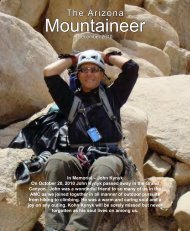 Mountaineer - Arizona Mountaineering Club