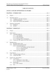 Unit III - Sanitary Sewer Design Standards - City of Fort Wayne