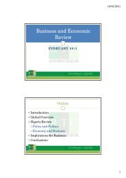 Business and Economic Review - Proshare