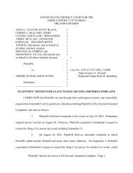 Plaintiffs' Motion for Leave to File Second ... - Liberty Counsel
