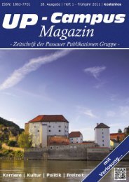 Studentische Gruppen in Passau - UP-Campus Magazin