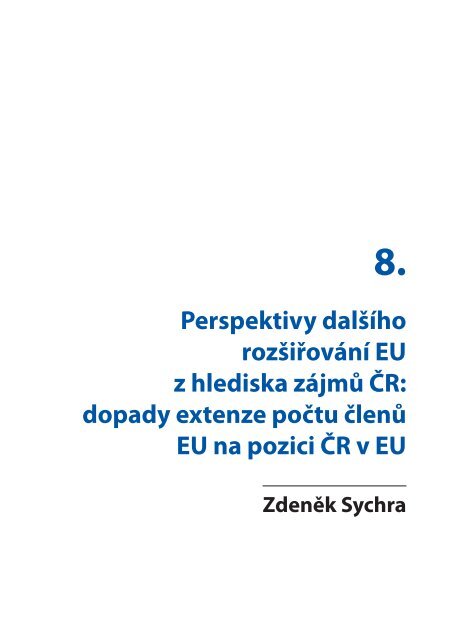 ÄeskÃ¡ politika v EvropskÃ© unii - Euroskop.cz