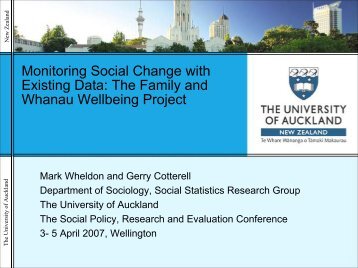 Cotterell powerpoint presentation - The University of Auckland