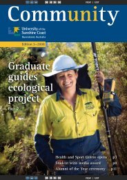 Edition 3, 2008 (PDF 1.5MB) - University of the Sunshine Coast