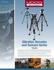 Gibraltar, Hercules and Samson Series - Moog Quickset