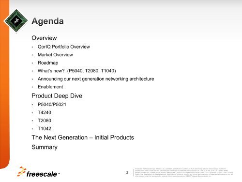 CoreNet (Fabric) - Freescale