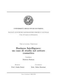 Business Intelligence: un caso di studio nel settore cosmetico