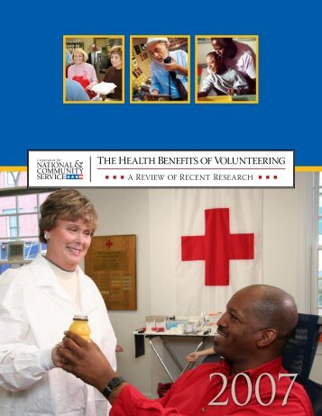 The Health Benefits of Volunteering - Corporation for National and ...