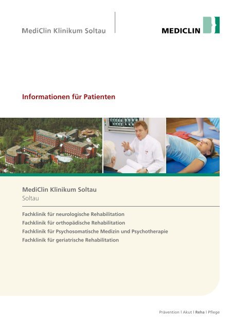 Informationen für Patienten - MediClin