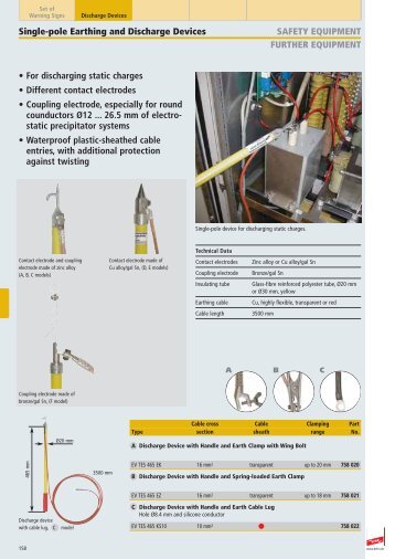 Single-pole Earthing and Discharge Devices - Surgetek