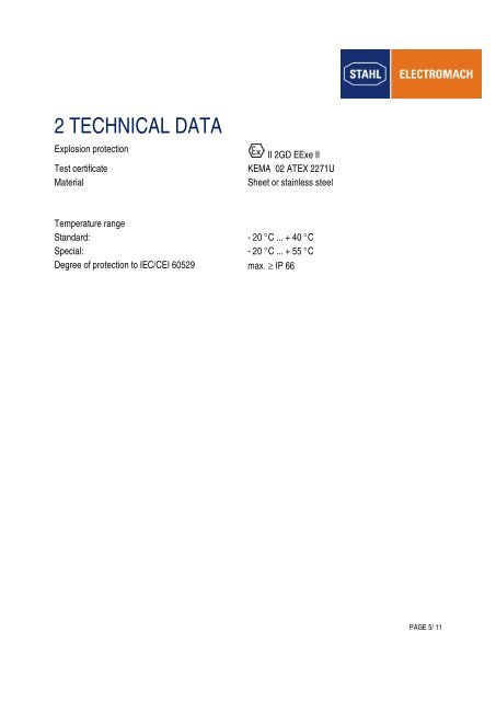 EBE Manual - Electromach BV