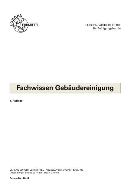 Fachwissen Gebäudereinigung