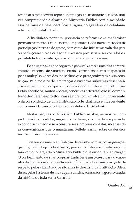 HISTÓRIAS DE vida - Ministério Público de Santa Catarina