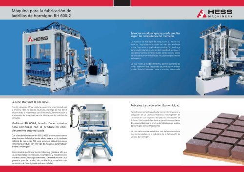 machinery - HESS Group