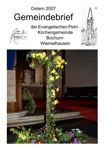 400 Jahre Paul Gerhardt - Evangelische Petri-Kirchengemeinde in ...