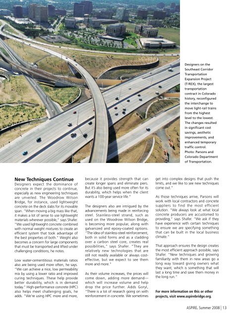 ASPIRE Summer 08 - Aspire - The Concrete Bridge Magazine