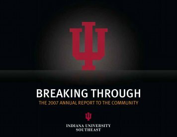 BREAKING THROUGH - Indiana University Southeast