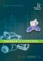 SWABBABLE STOPCOCK - Elcam Medical