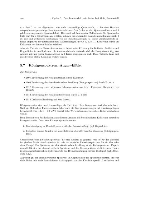 Experimentalphysik III (Atomphysik)