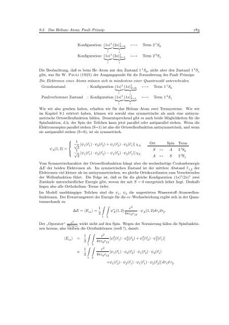 Experimentalphysik III (Atomphysik)