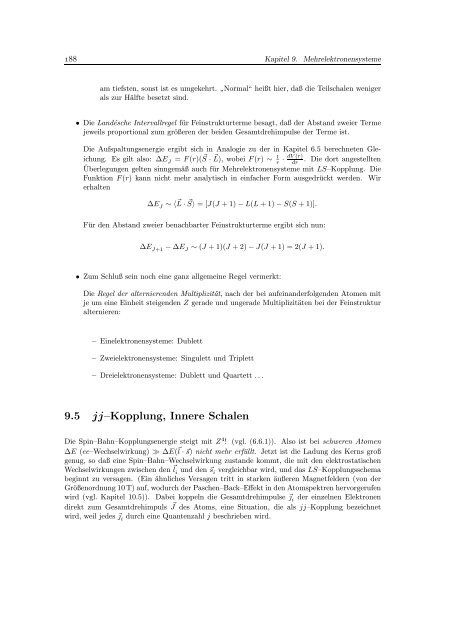 Experimentalphysik III (Atomphysik)