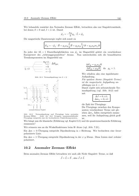 Experimentalphysik III (Atomphysik)