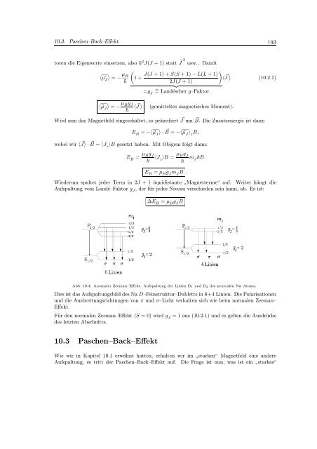 Experimentalphysik III (Atomphysik)