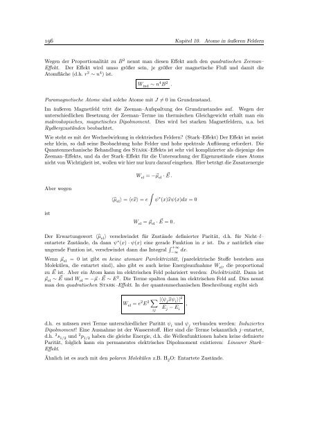 Experimentalphysik III (Atomphysik)