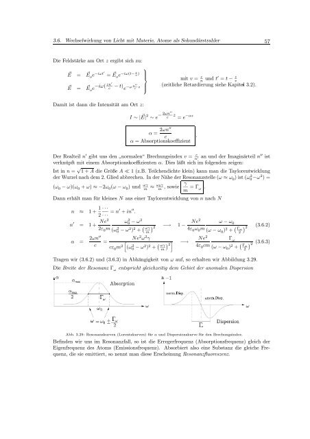 Experimentalphysik III (Atomphysik)