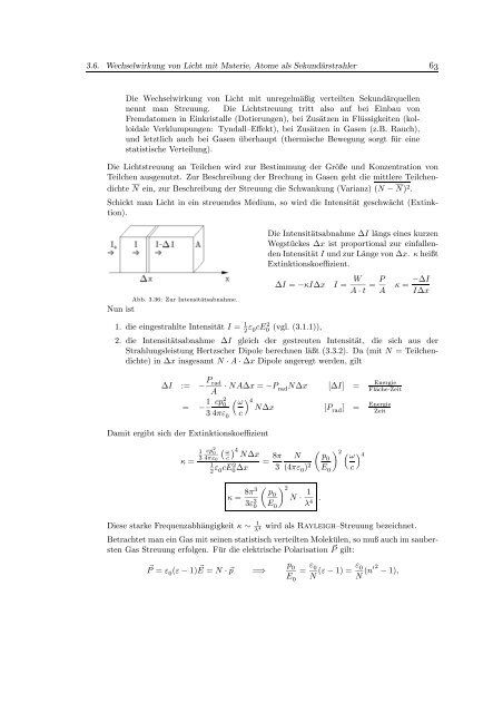 Experimentalphysik III (Atomphysik)