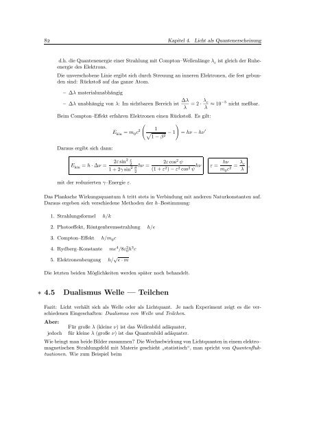 Experimentalphysik III (Atomphysik)