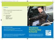 Disabled Parking Bay Application Form - Redditch Borough Council