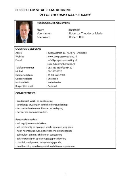 CV Robert Beernink.pdf - Progress Consulting - Home