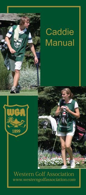 Caddie Manual - Western Golf Association