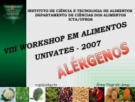 alergia alimentar - Univates