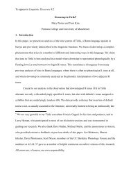 To appear in Linguistic Discovery 8.2 Downstep ... - Pomona College